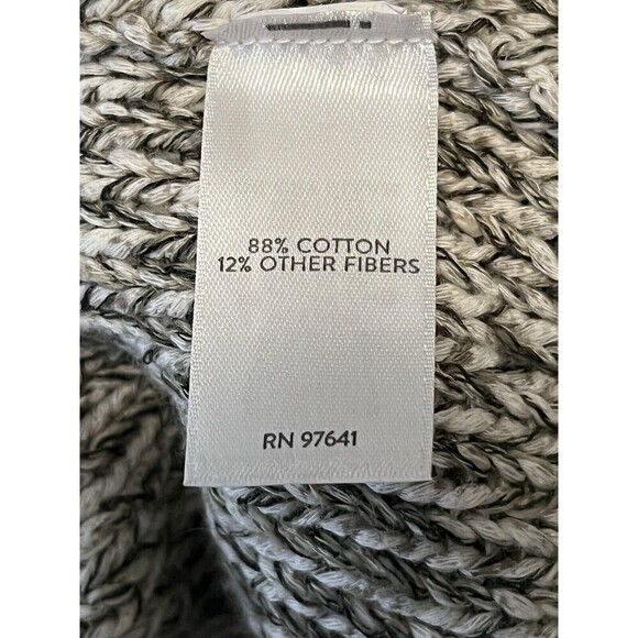 J. Jill Pure Jill‎ Two Toned Green Marled Cardigan Sweater Tie Front Women L - Picture 8 of 10